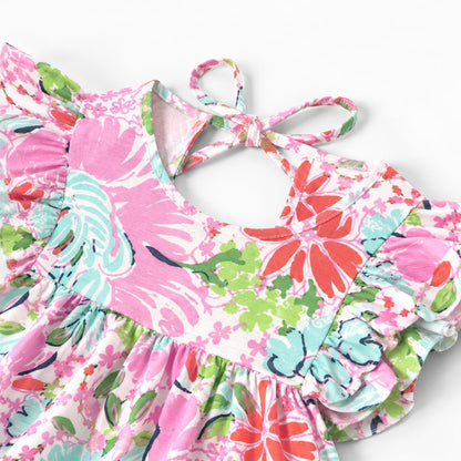 'Wild Bloom' Organic Sleeve Nightdress