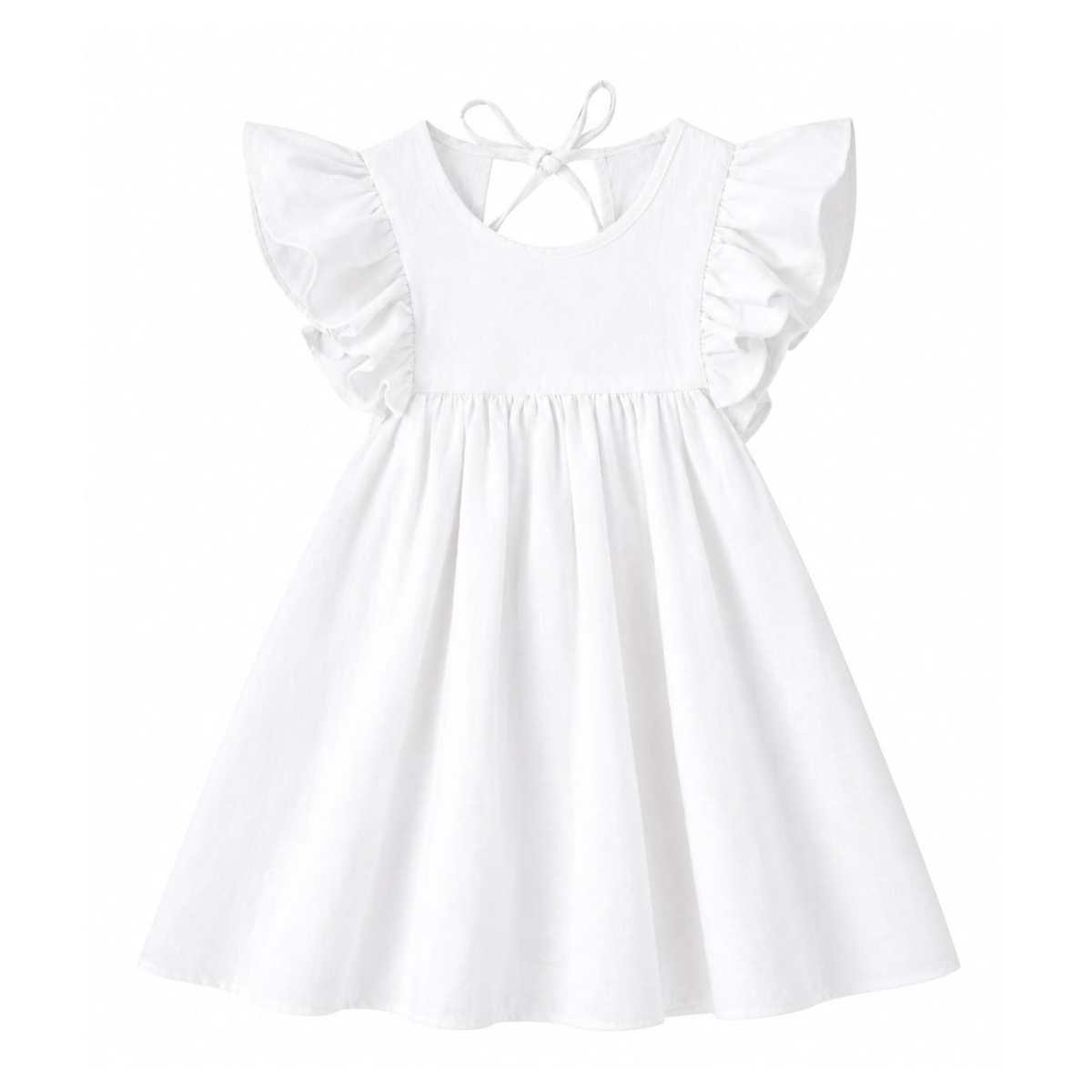 'White' Organic Sleeve Nightdress