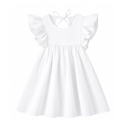 'White' Organic Sleeve Nightdress