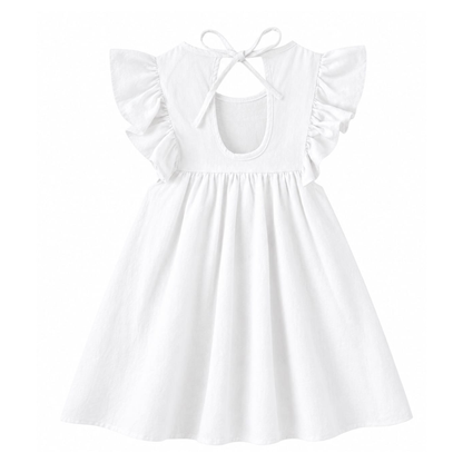 'White' Organic Sleeve Nightdress