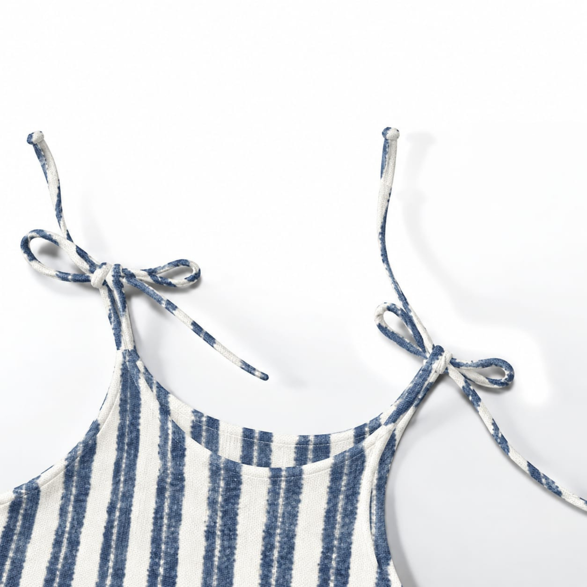 'Indigo Flow' Organic Sleeveless Nightdress