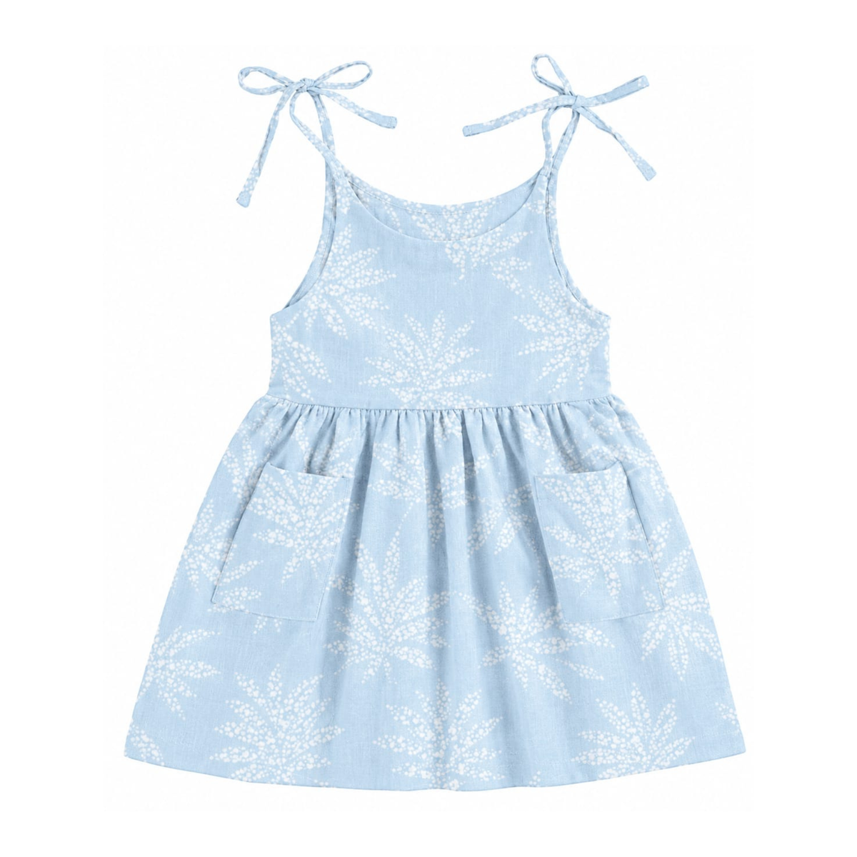 'Morning Mist' Organic Sleeveless Nightdress