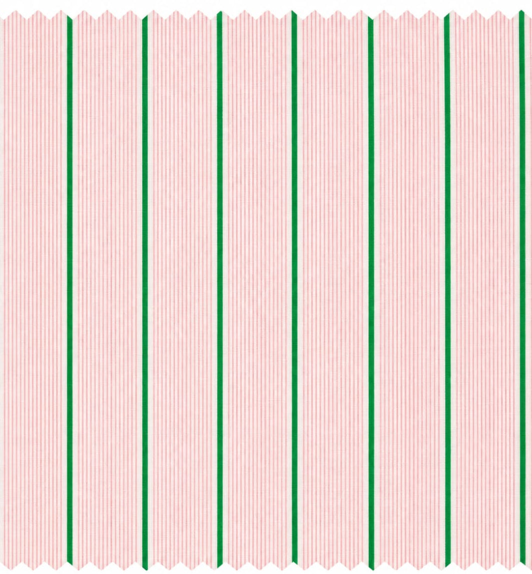 'Pink & Green Stripe' Organic Sleeveless Nightdress