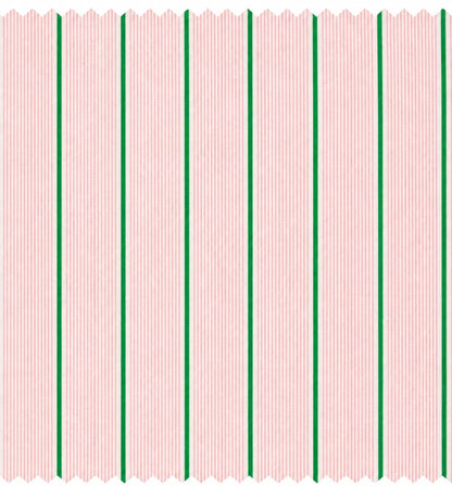 'Pink & Green Stripe' Organic Sleeveless Nightdress