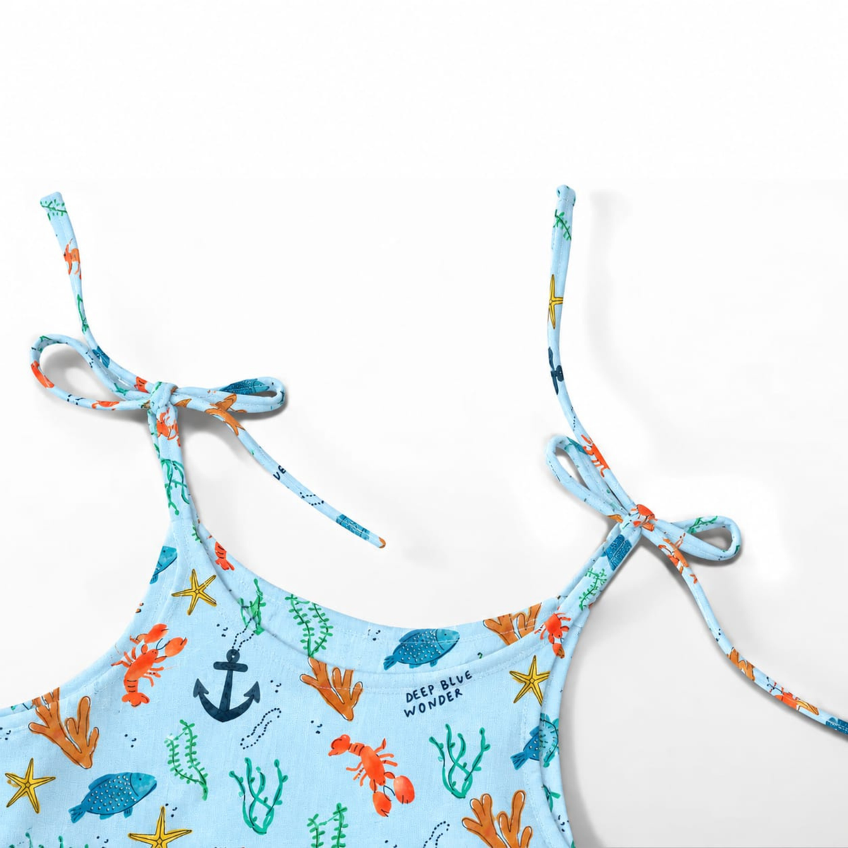'Sea Garden' Organic Sleeveless Nightdress
