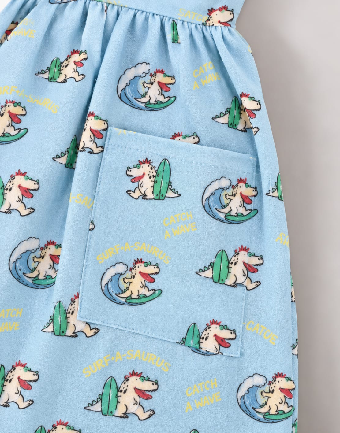 'Sunny Tides' Organic Sleeveless Nightdress