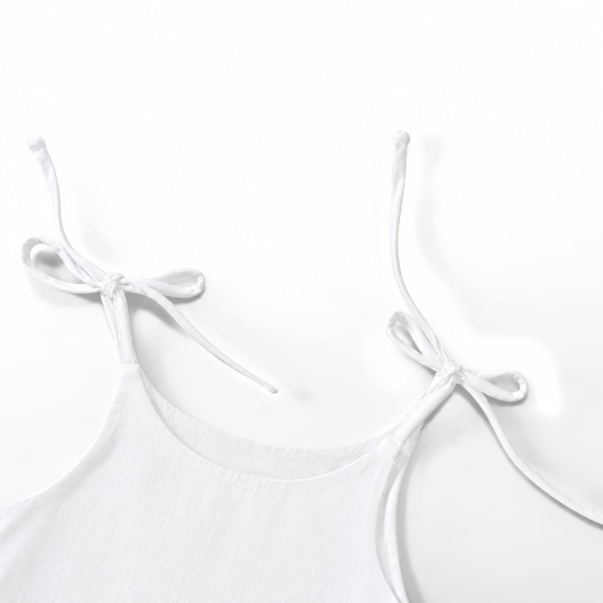 'White' Organic Sleeveless Nightdress