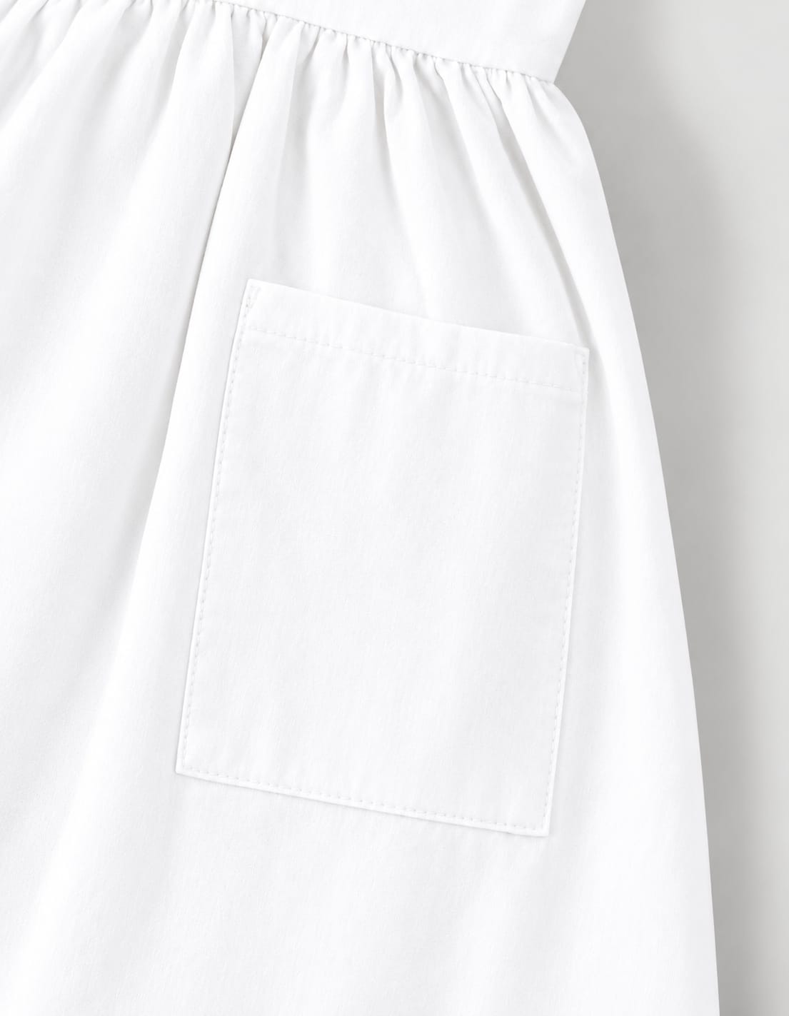 'White' Organic Sleeveless Nightdress