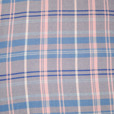‘Pink and Blue Checks’ Organic Baby Blanket or Quilt