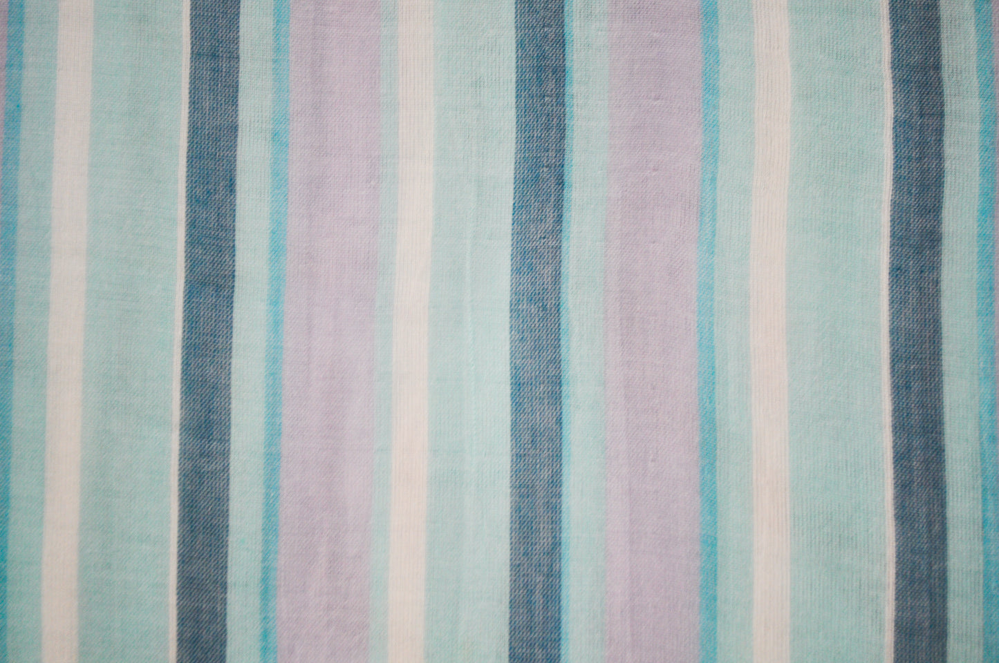 ‘Blue & Purple Stripe’ Organic Junior Blanket & Quilt