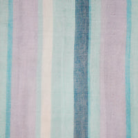 ‘Blue & Purple Stripe’ Organic Junior Blanket & Quilt