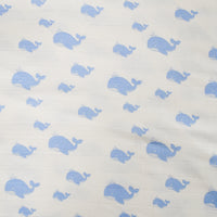 ‘Blue Whale’ Organic Junior Blanket & Quilt