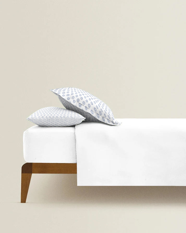 ‘Blue Orbit’ Organic Junior Pillow Cover