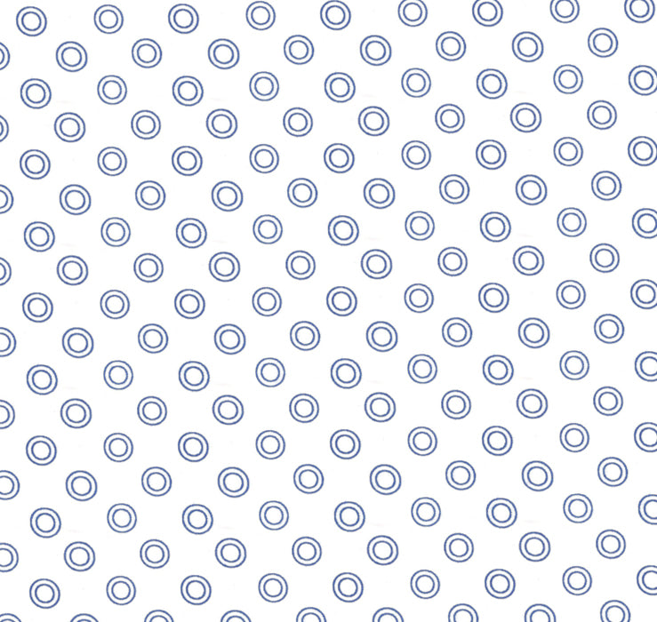 ‘Blue Orbit’ Organic Junior Pillow Cover