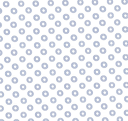 ‘Blue Orbit’ Organic Junior Pillow Cover