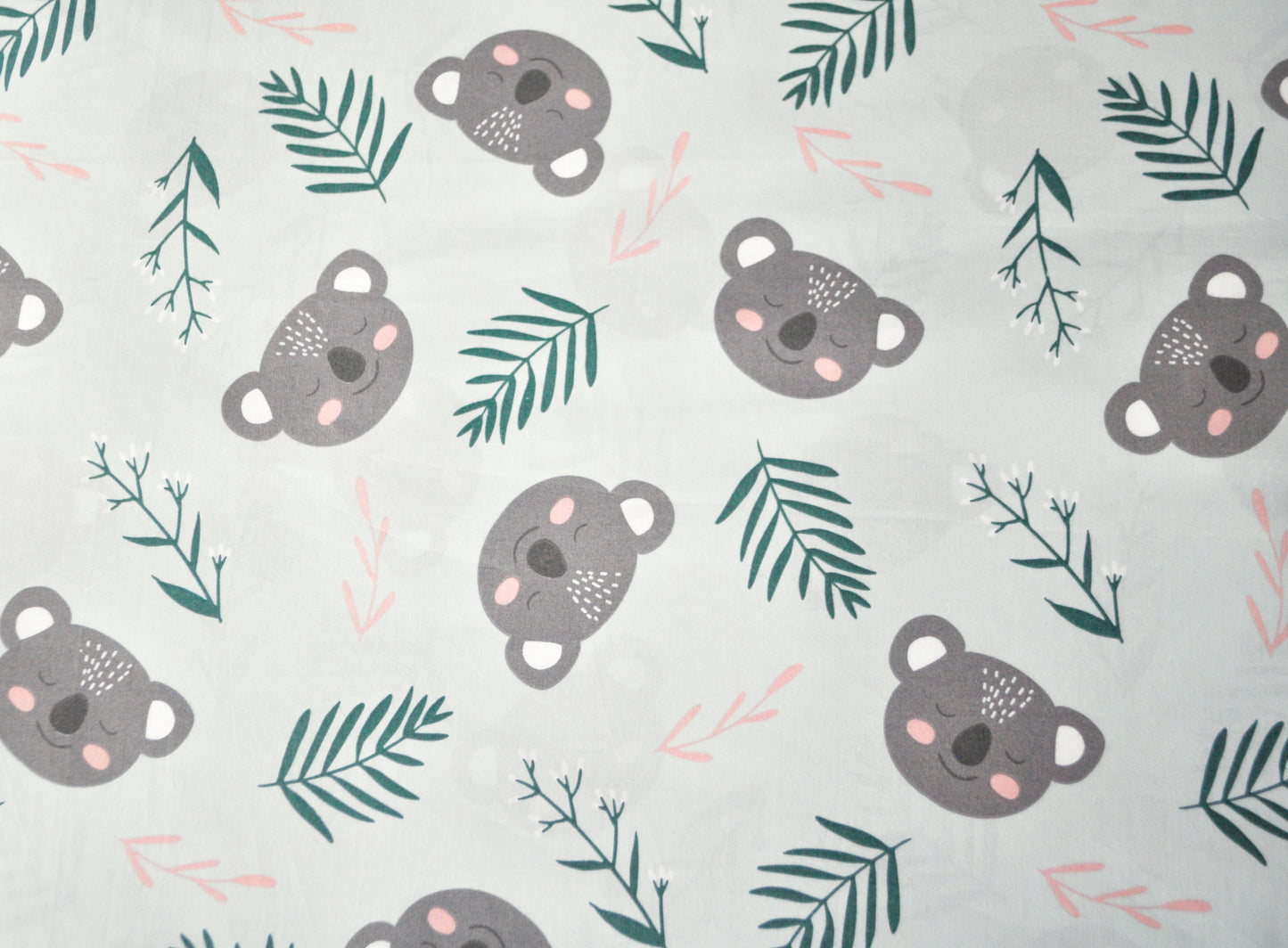 'Happy Koala' Organic Baby Pillow Cover