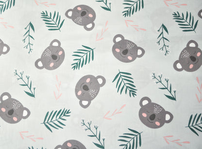 'Happy Koala' Organic Baby Pillow Cover