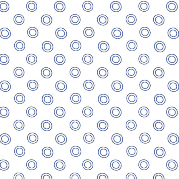 'Blue Orbit' Organic Junior Fitted Sheet