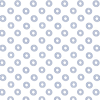 'Blue Orbit' Organic Junior Fitted Sheet