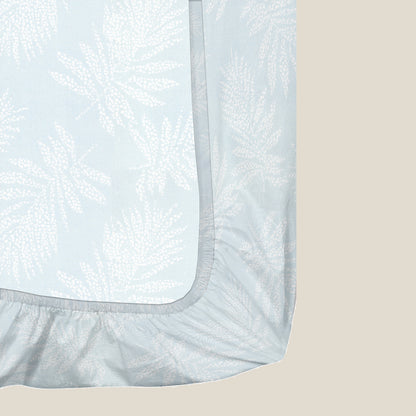 'Morning Mist' Organic Junior Fitted Sheet