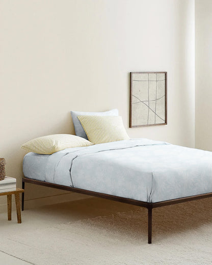 'Morning Mist' Organic Junior Fitted Sheet