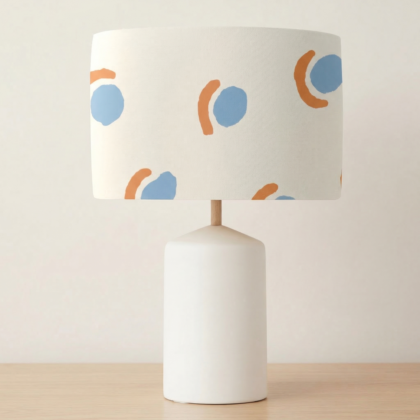 Studio Column Lamp kids table lamp with Terra Dot shade