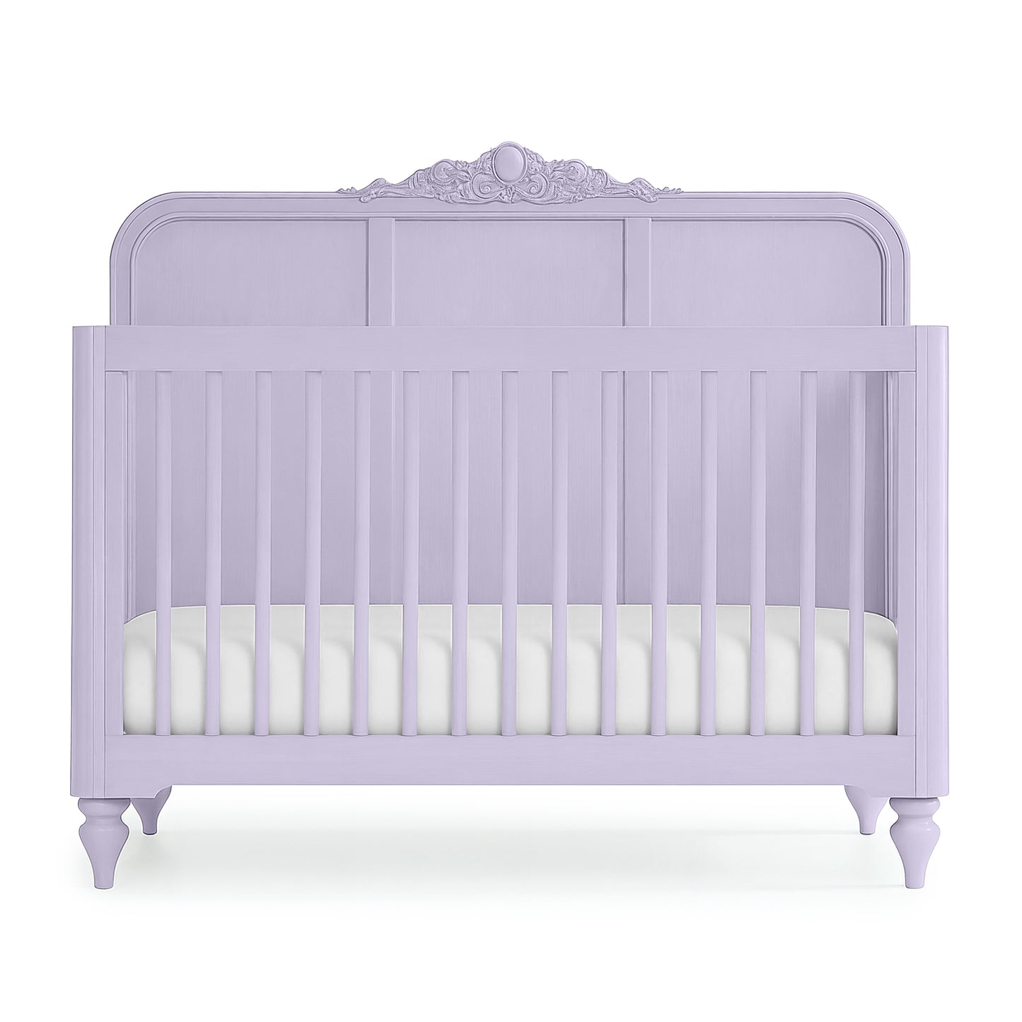 Lavender Vintage Carved Crib - The Baby Atelier
