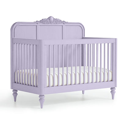 Lavender Vintage Carved Crib - The Baby Atelier