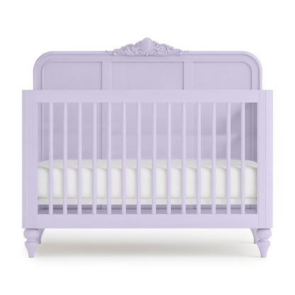 Lavender Vintage Carved Crib - The Baby Atelier
