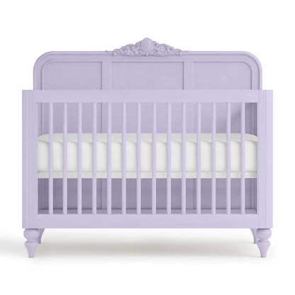 Lavender Vintage Carved Crib - The Baby Atelier