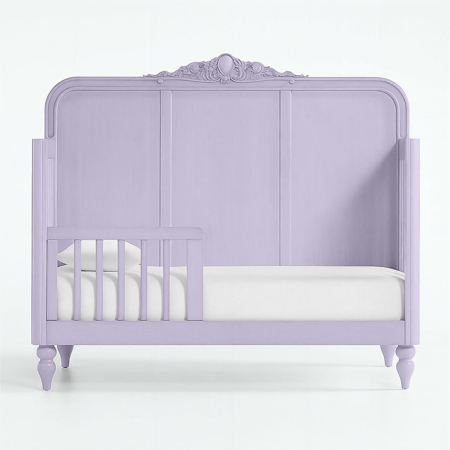 Lavender Vintage Carved Crib - The Baby Atelier