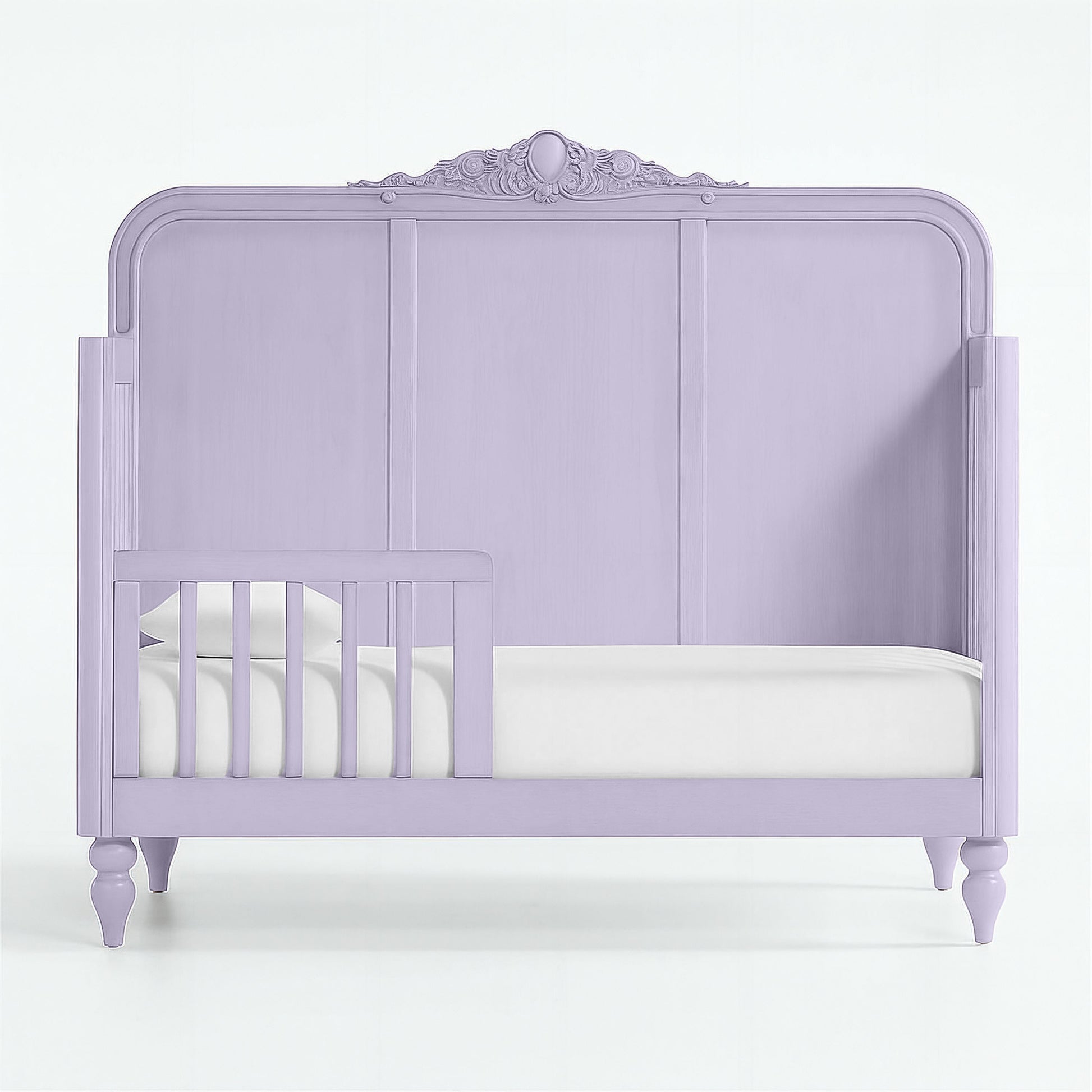 Lavender Vintage Carved Crib - The Baby Atelier