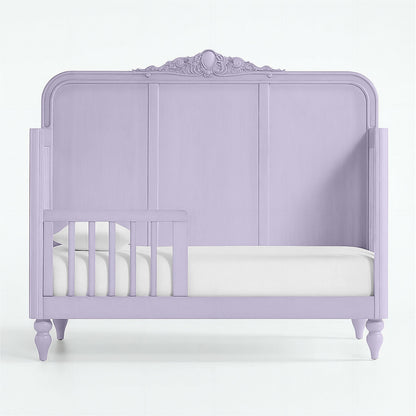 Lavender Vintage Carved Crib - The Baby Atelier