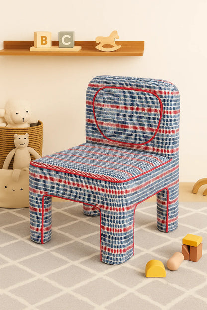 Red & Blue Brush Stroke