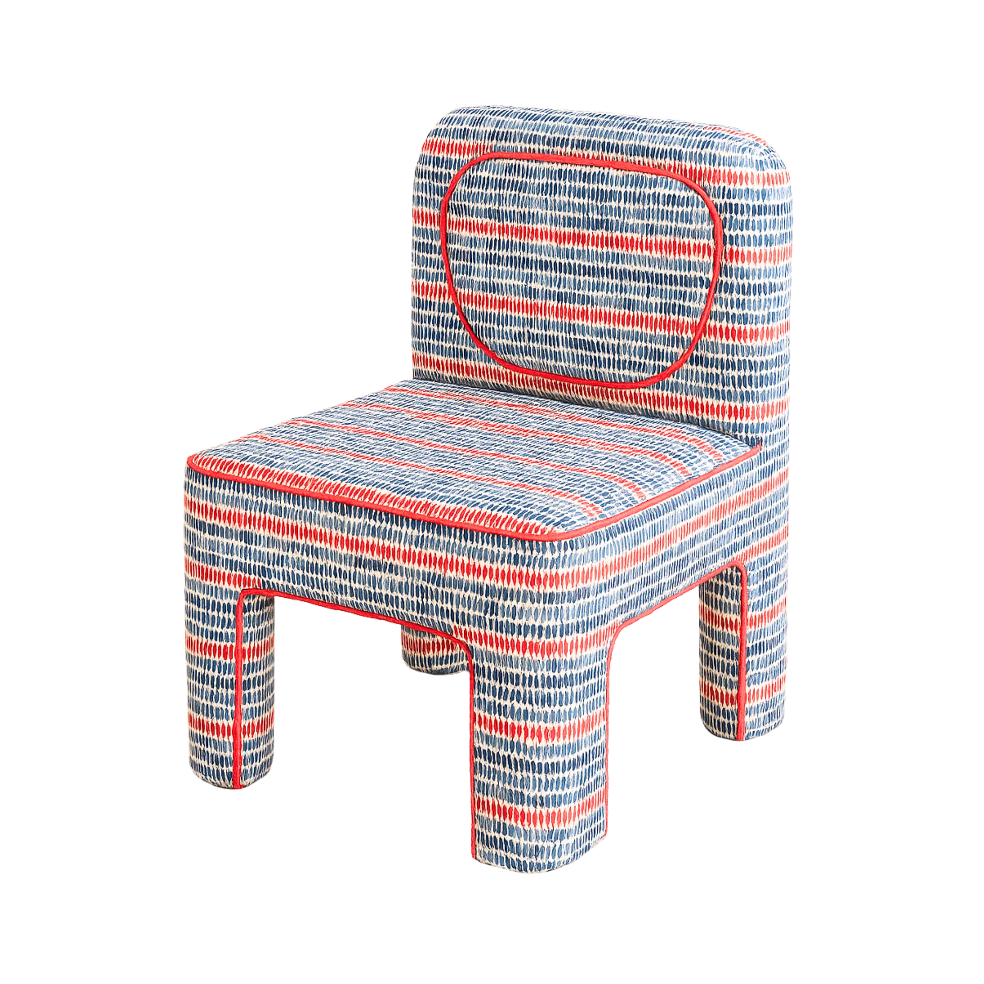 Red & Blue Brush Stroke