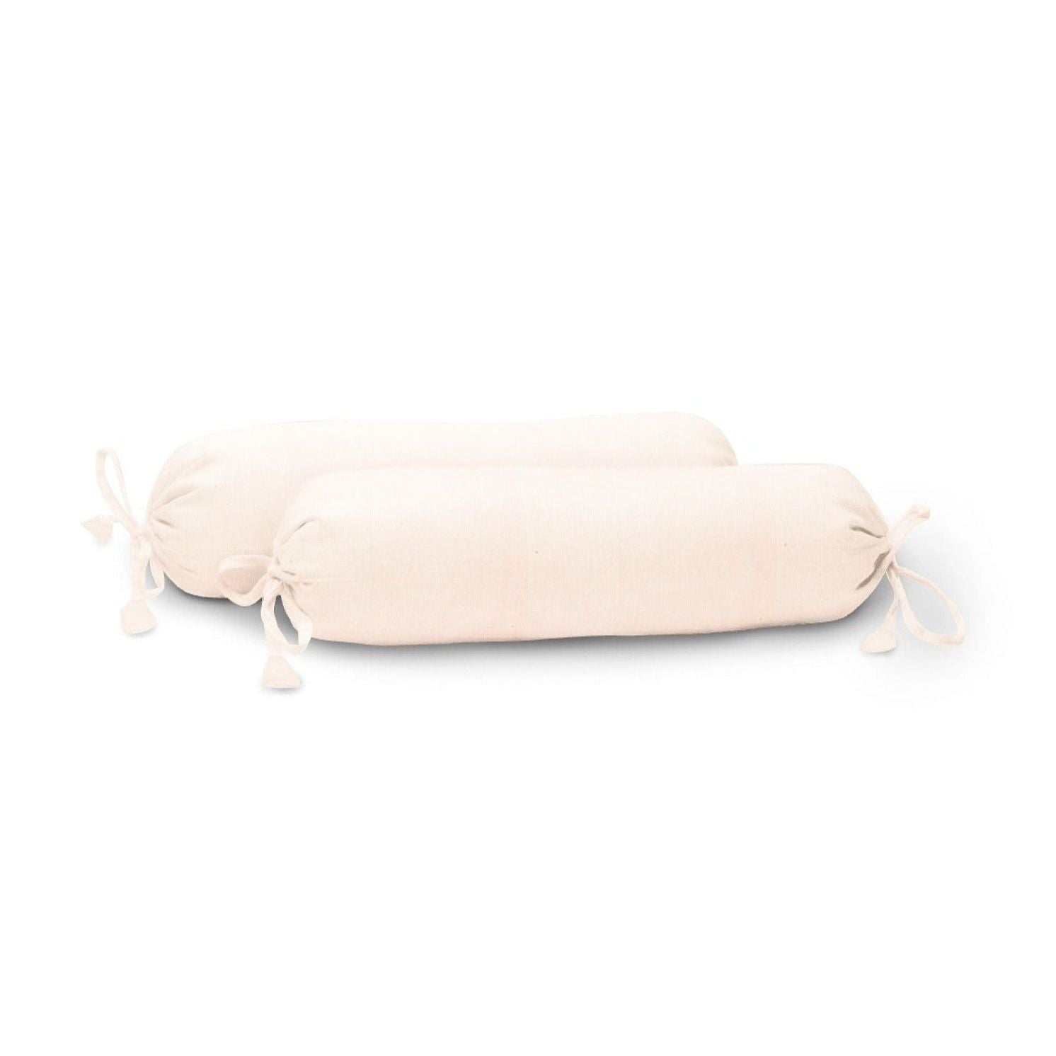 ‘Neutral Pink’ Organic Baby Bolster Cover