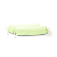 ‘Lime Green’ Organic Baby Bolster Cover