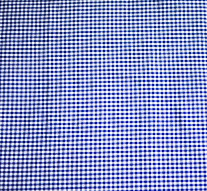 ‘Navy Checks’ Organic Baby Bolster Cover