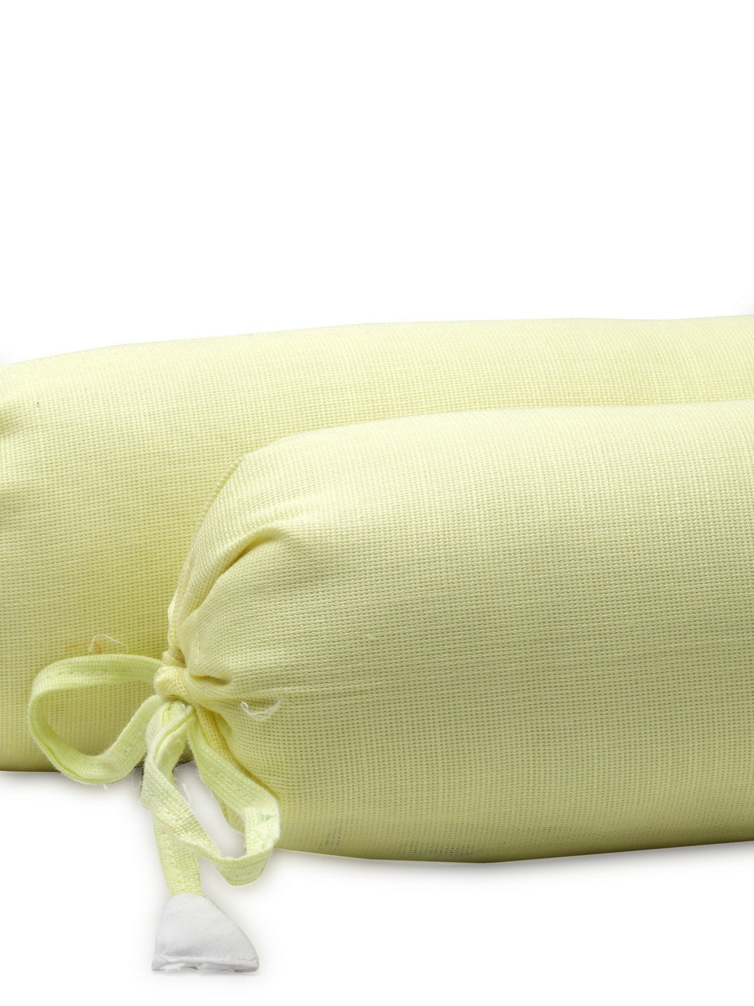‘White and Hot Pink Flowers’ Organic Baby Pillow Cover
