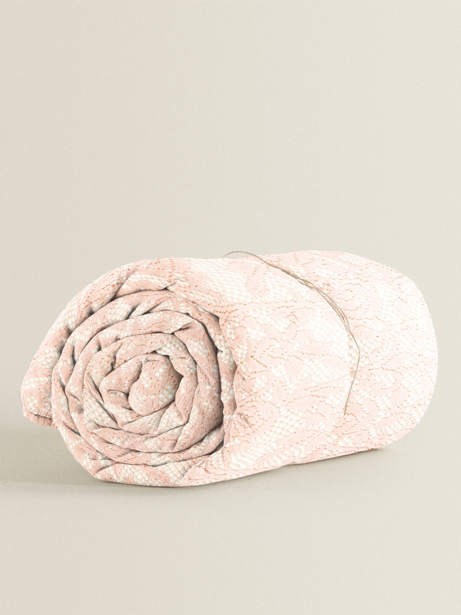 'Pink Lace' Organic Baby Blanket