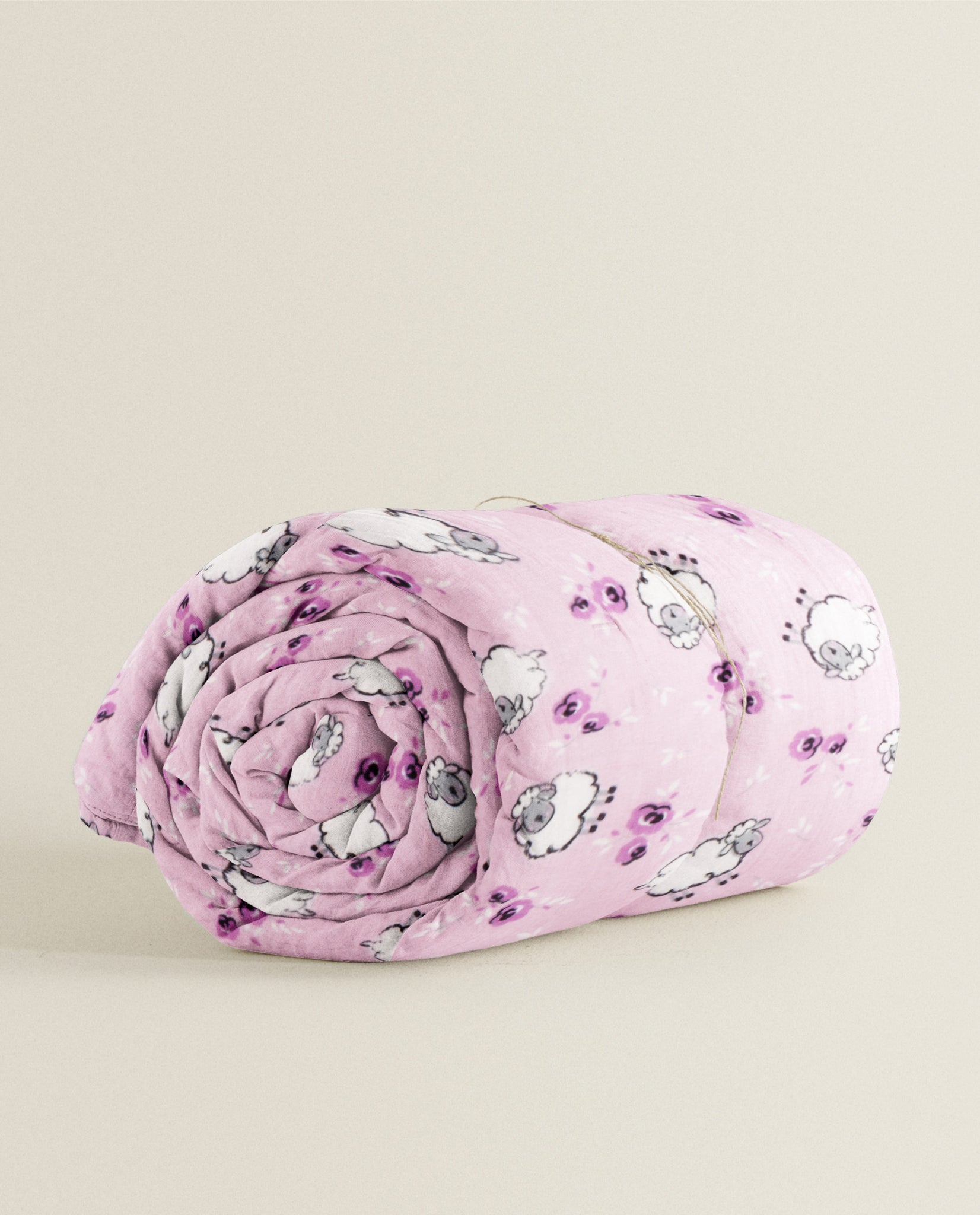 ‘Pink Sheep’ Organic Junior Blanket