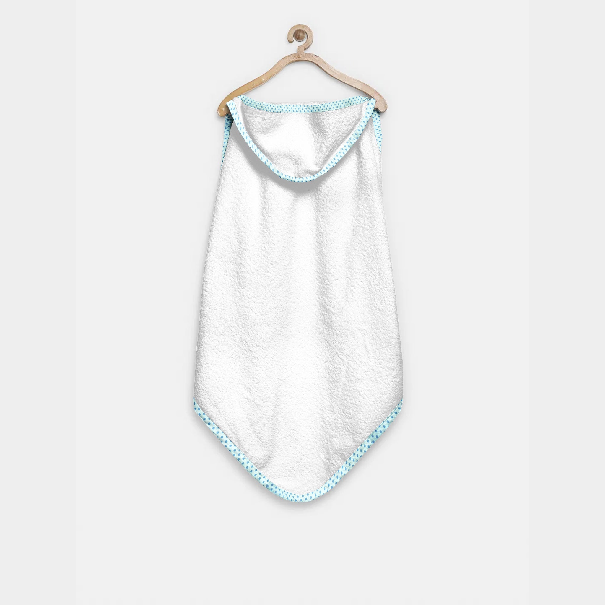 ‘Blue on Blue ’ Organic Hooded Towel Set