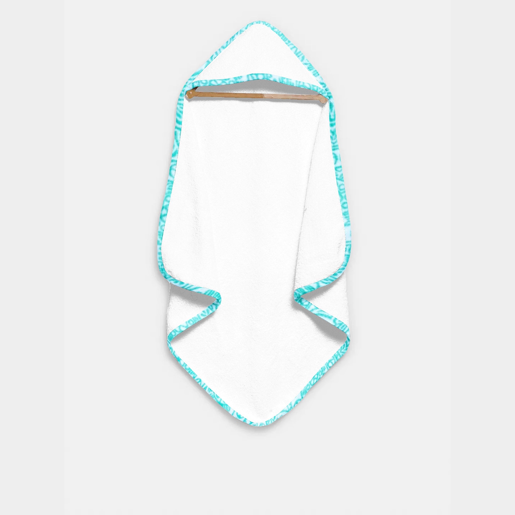 ‘Green Mehendi Print’ Organic Hooded Towel Set