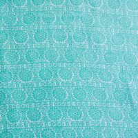 ‘Green Mehendi Print’ Organic Junior Towel Set - Last gallery image
