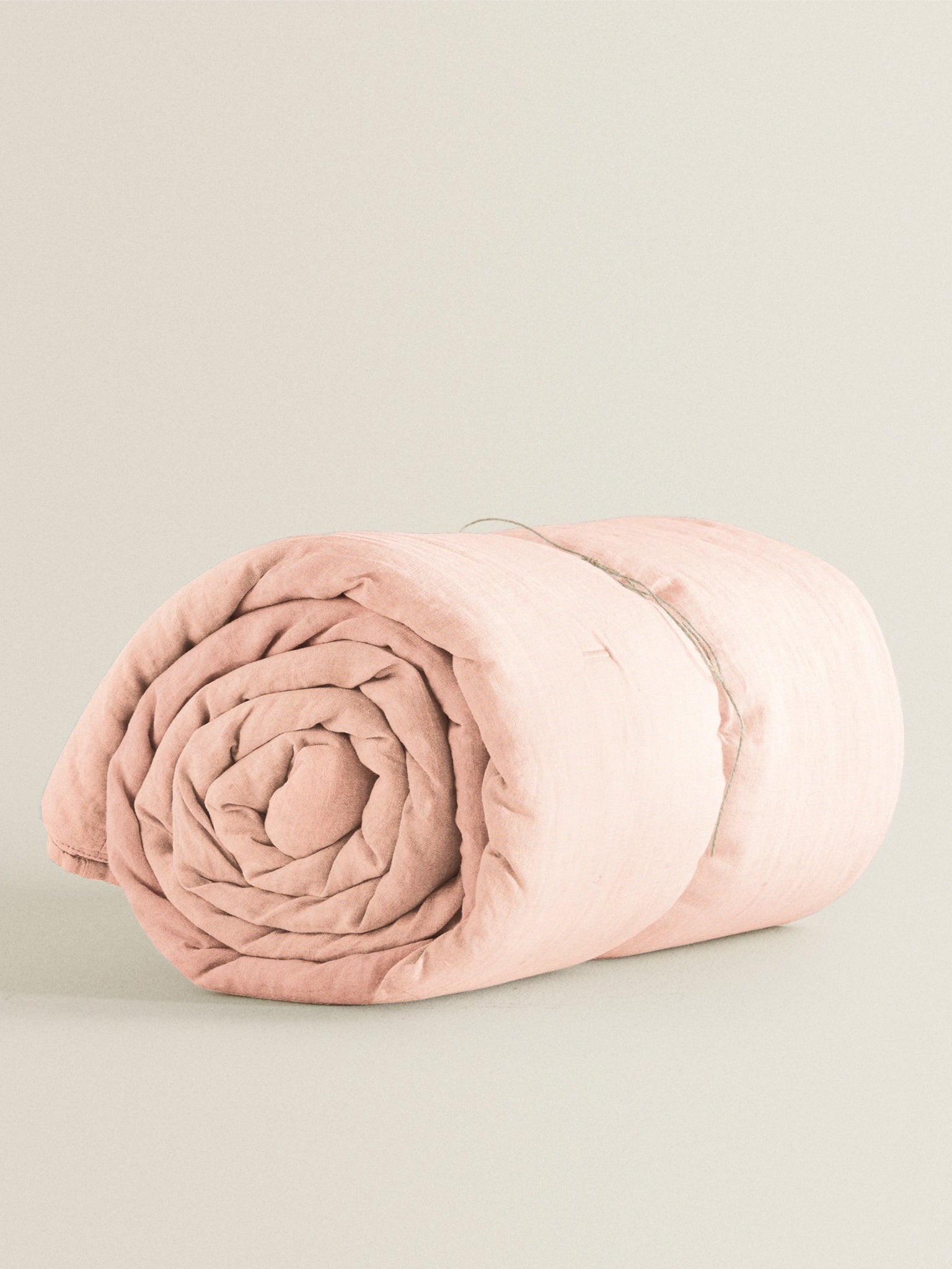 'Neutral Pink' Organic Duvet Cover
