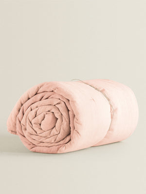 'Neutral Pink' Organic Duvet Cover