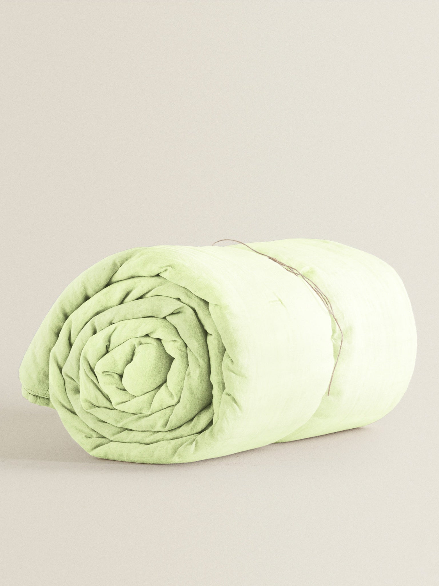 'Lime Green' Organic Duvet Cover