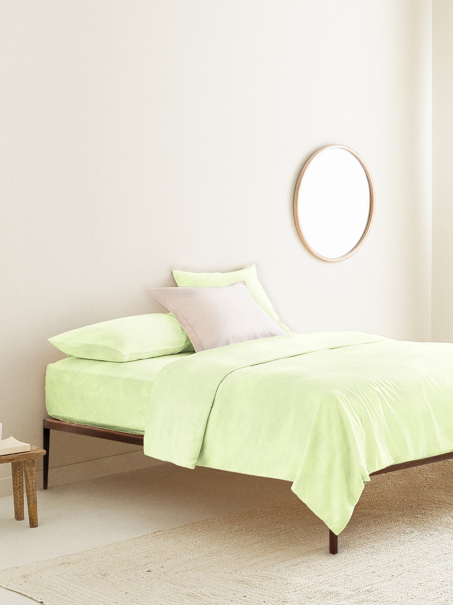 'Lime Green' Organic Duvet Cover