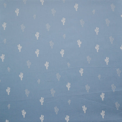 Blue Cactus' Organic Duvet Cover