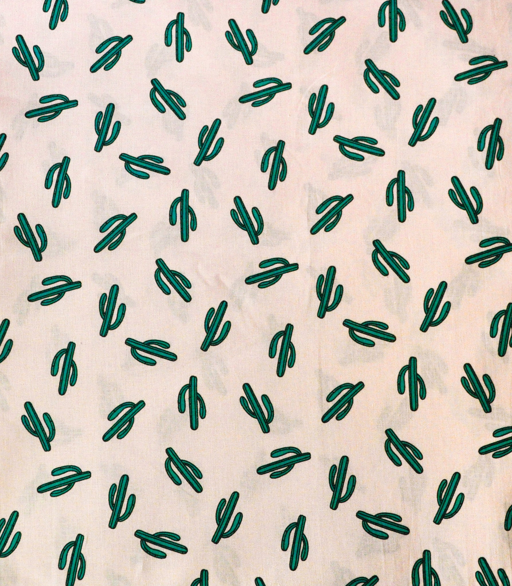 'Pink Cactus' Organic Duvet Cover